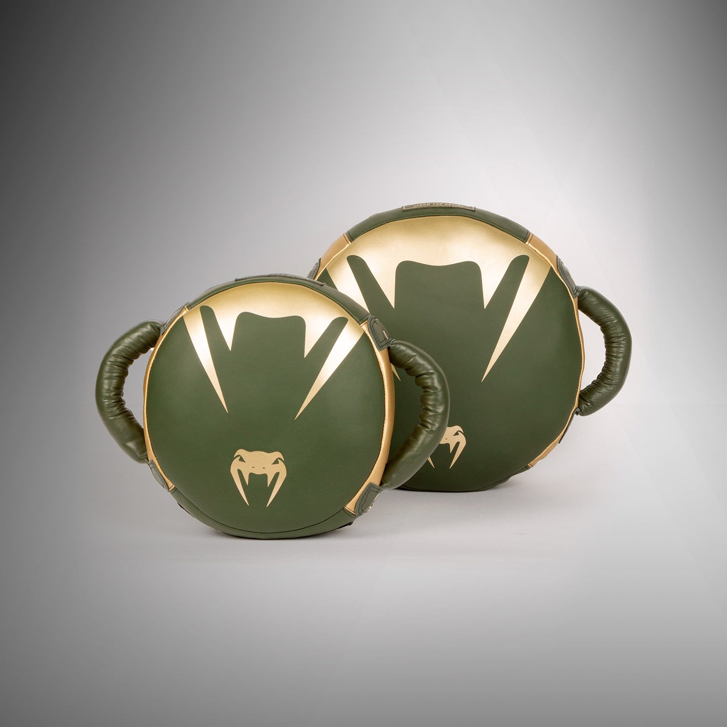 Venum Pro Boxing Escudo de Golpes Redondo – Caqui/Oro