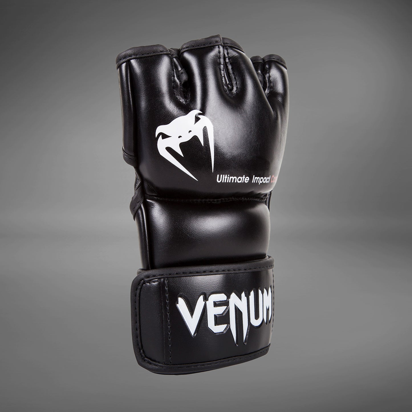 Venum Impact Skintex Guantes de MMA - Negro