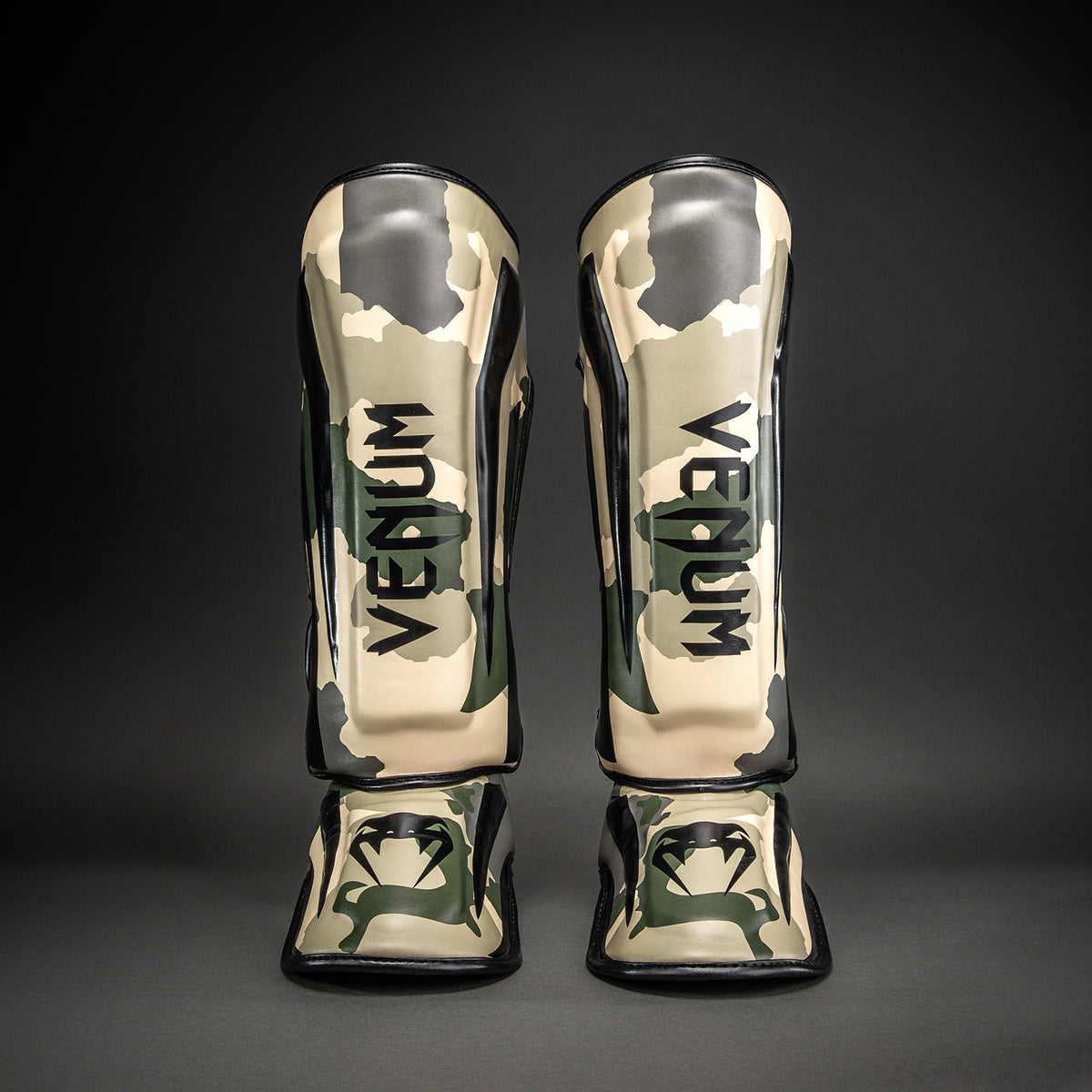 Venum Elite Espinilleras - Caqui/ Blanco Hueso