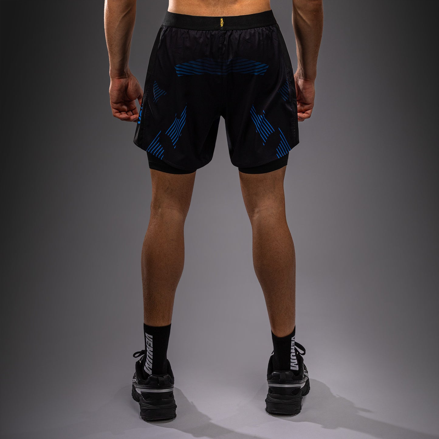 Venum No-Gi 6.0 Pantalón Corto de Entrenamiento - Negro/Azul