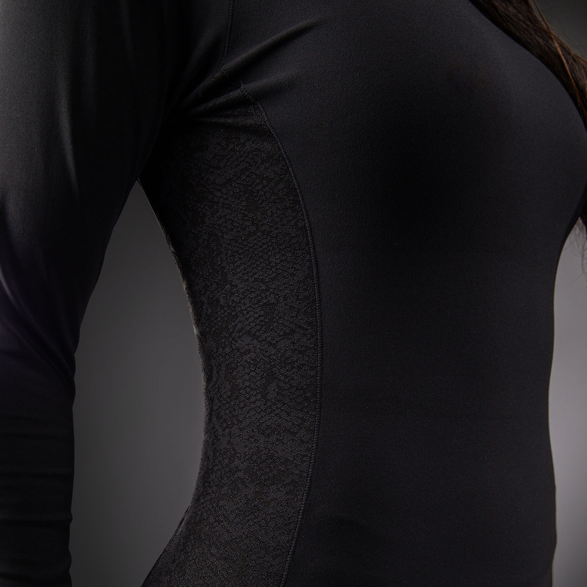 Venum Viper Rashguard de manga larga para mujer - Negro
