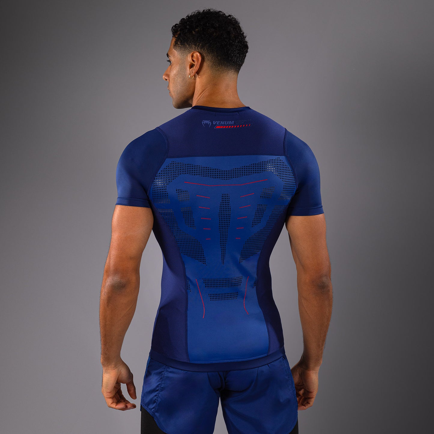 Venum Technical 3.0 Camiseta de Manga Corta Rashguard - Azul Noche