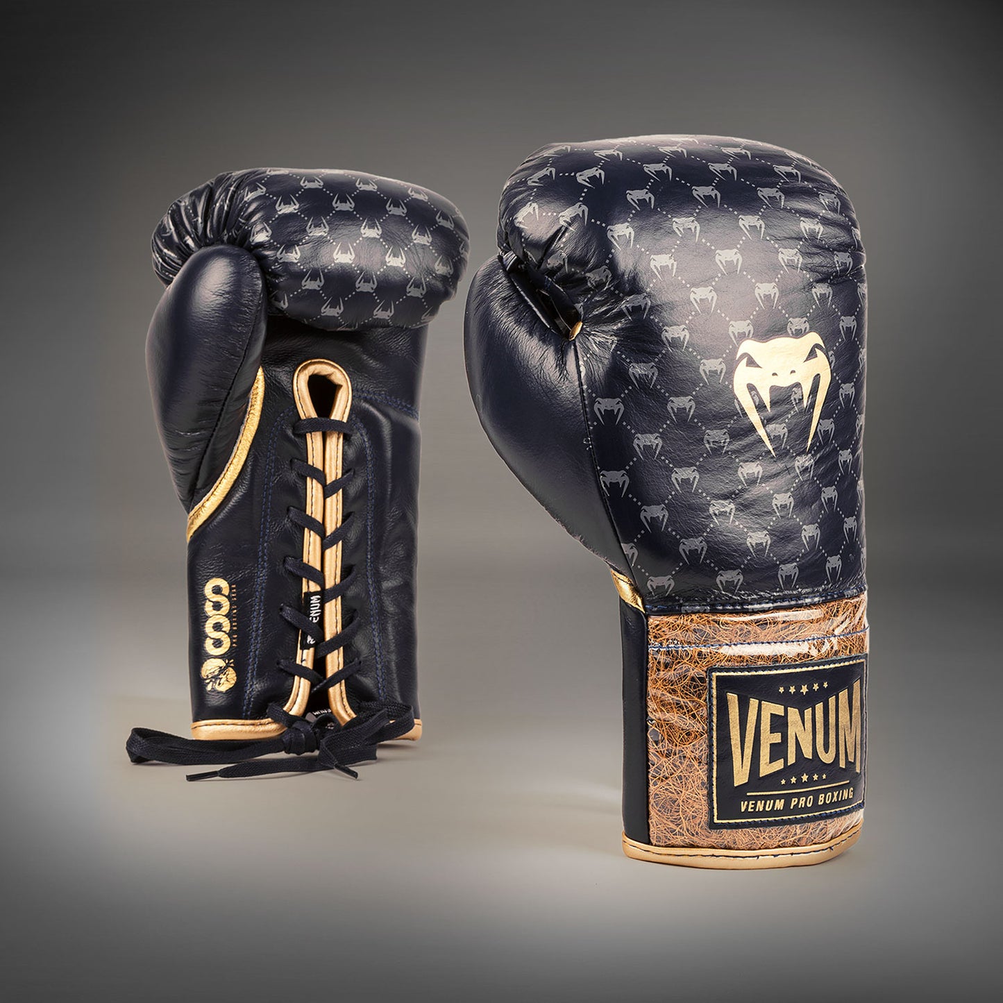 Guantes de boxeo Venum Coco Monogram Pro  - Azul pizarra