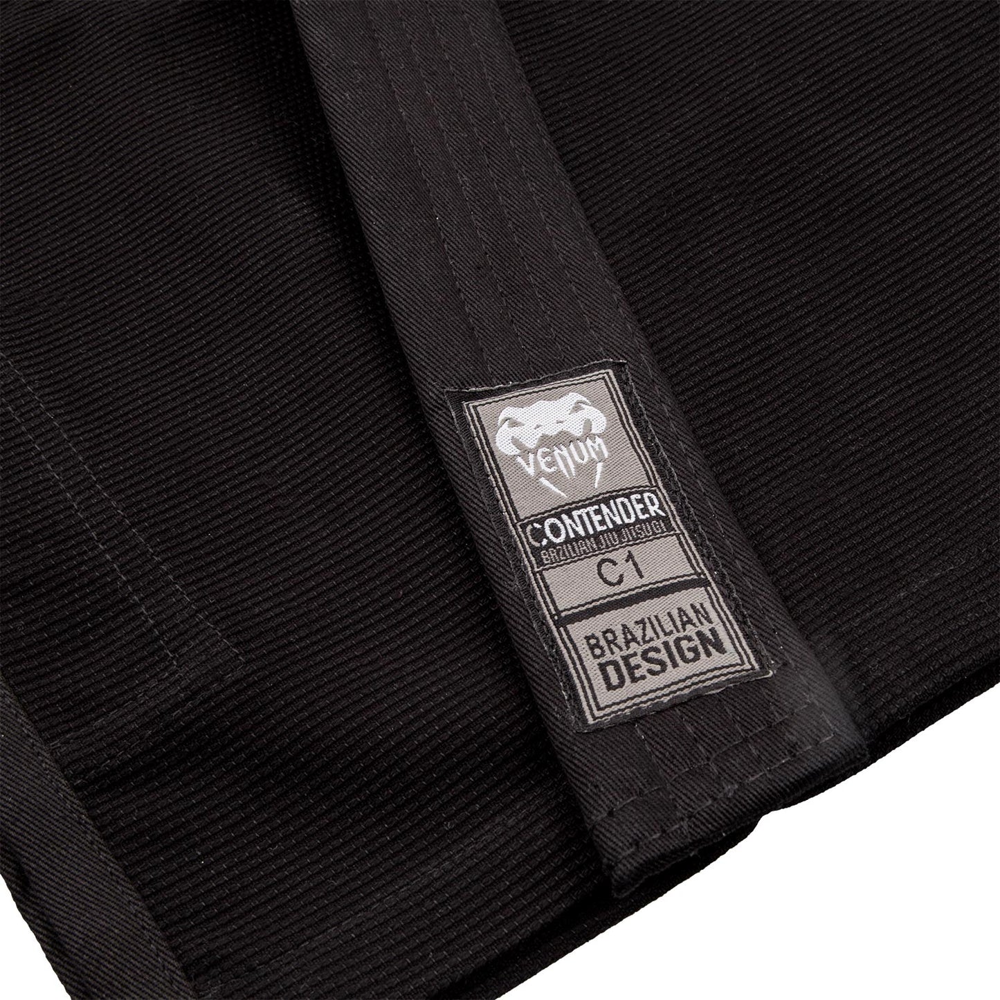 Venum Contender Kids Kimono BJJ (Cinturón blanco incluido)  - Negro