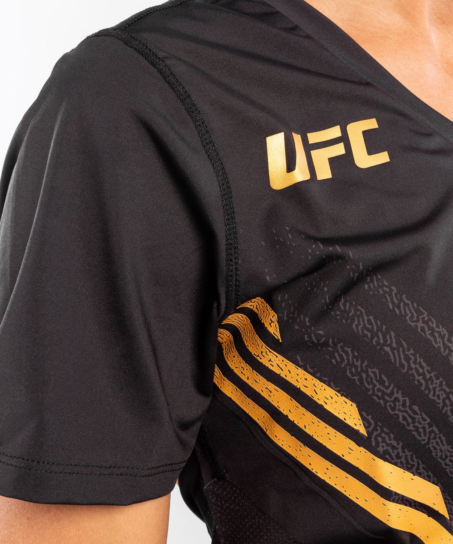 Camiseta Técnica Para Mujer Personalizada UFC Venum Authentic Fight Night - Campeón