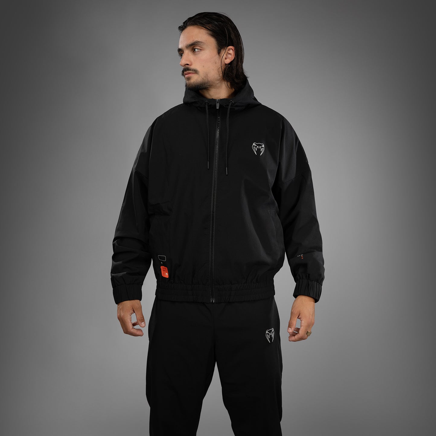 Venum Eclipse Chaqueta Track – Negro/Marfil