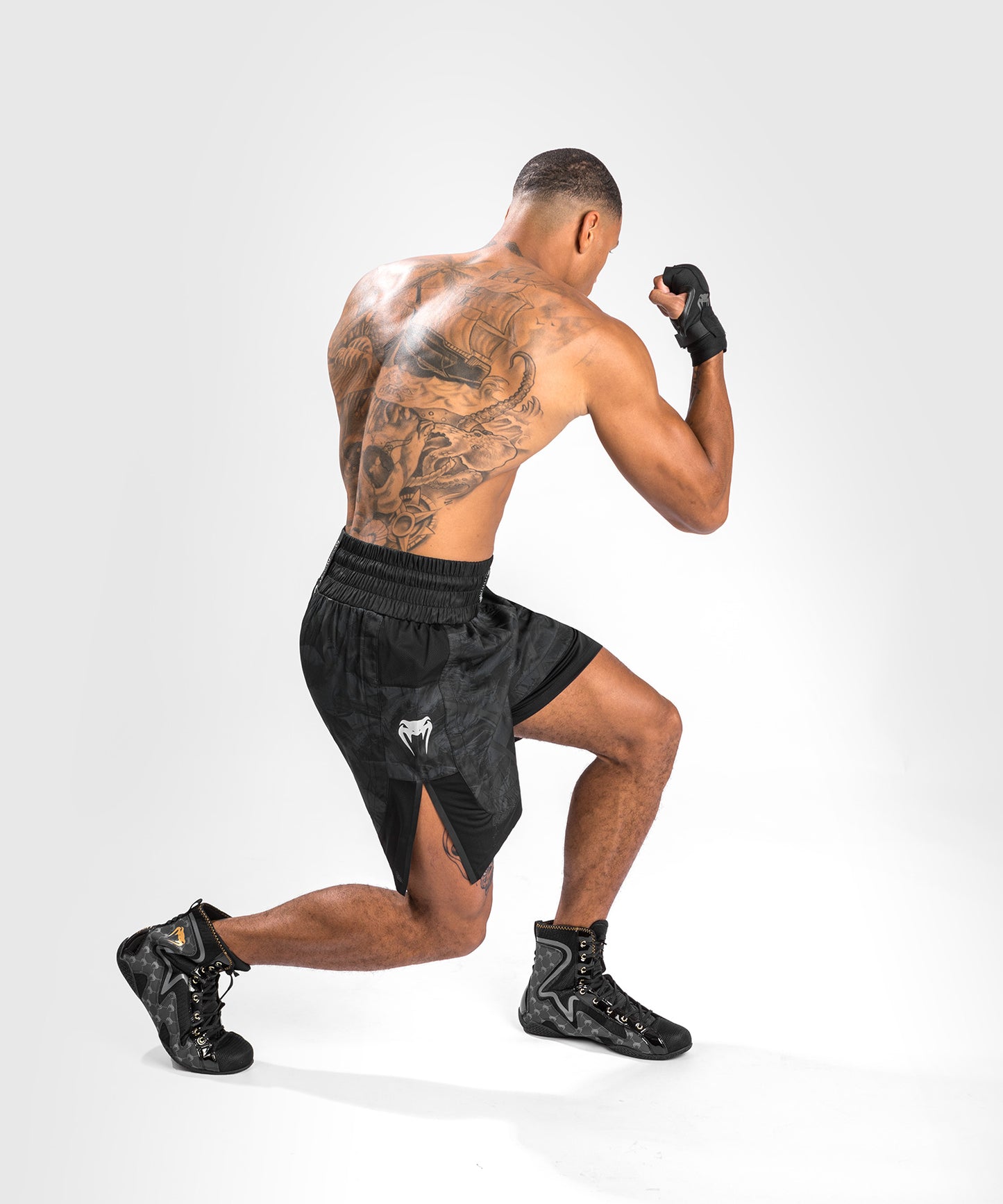 Shorts de boxeo Venum Electron 3.0 - Negro