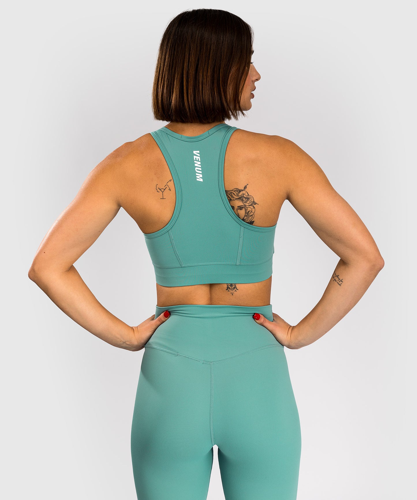Venum Essential Medium Impact Sujetador deportivo para Mujer - Verde Aqua