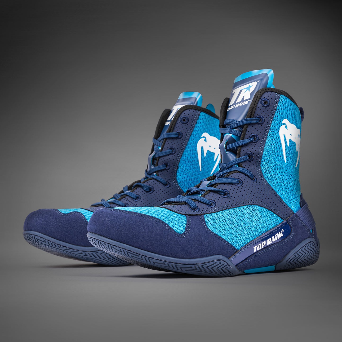 Venum x Top Rank Original Zapatillas de Boxeo - Azul Real