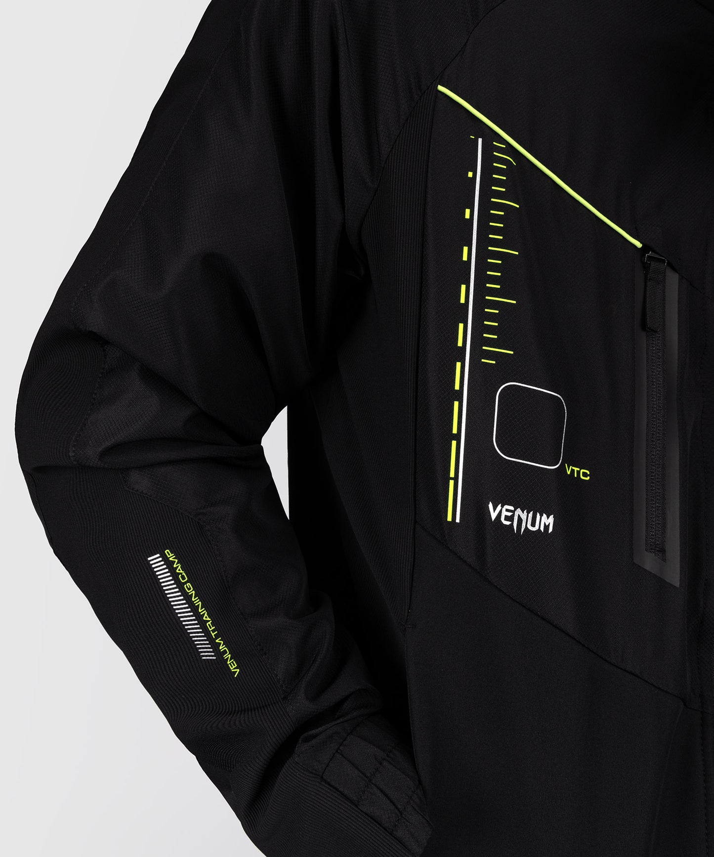 Venum Training Camp 4.0 Chaqueta de chándal - Negro/Verde neón