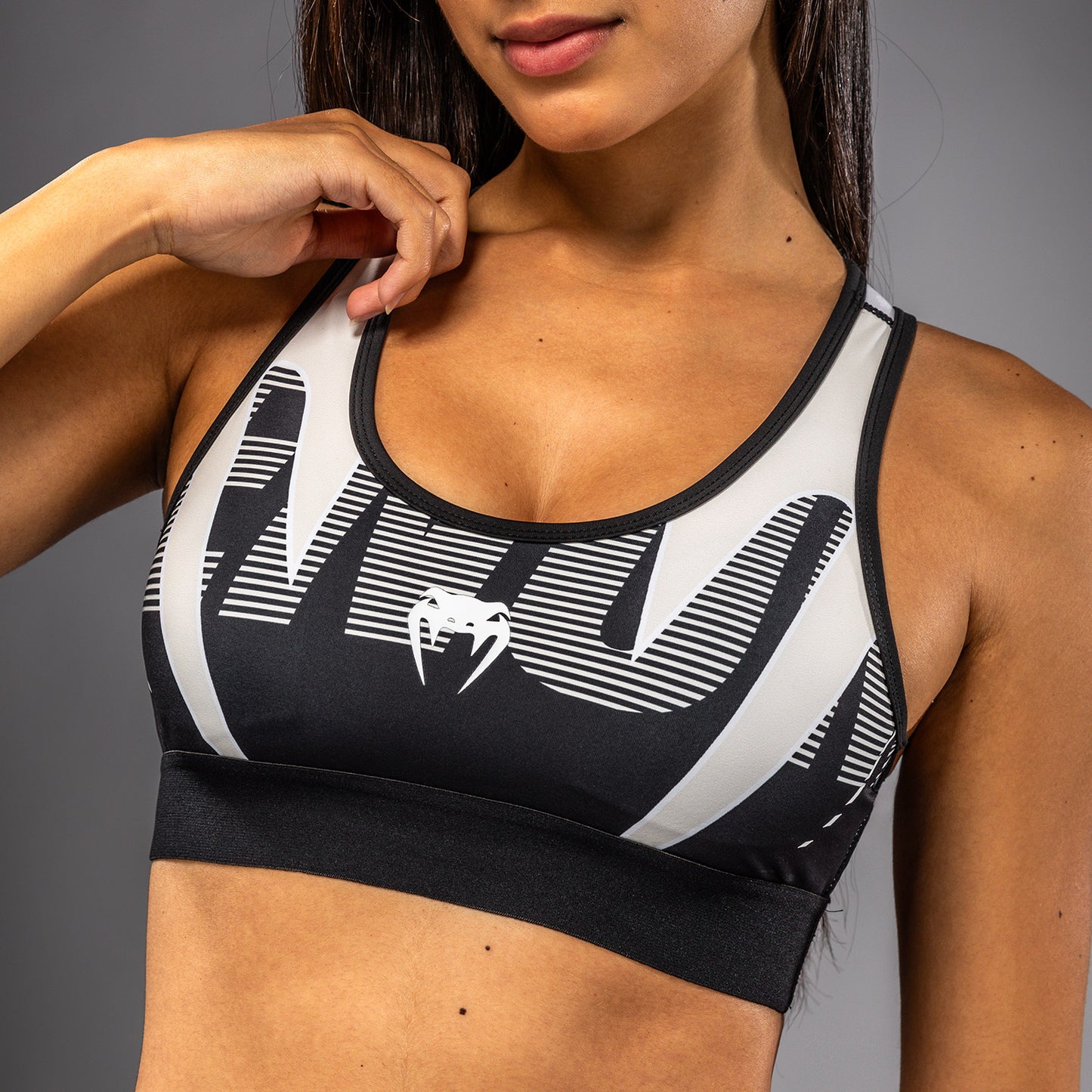Venum Adrenaline Sujetador Deportivo Mujer – Negro/Marfil