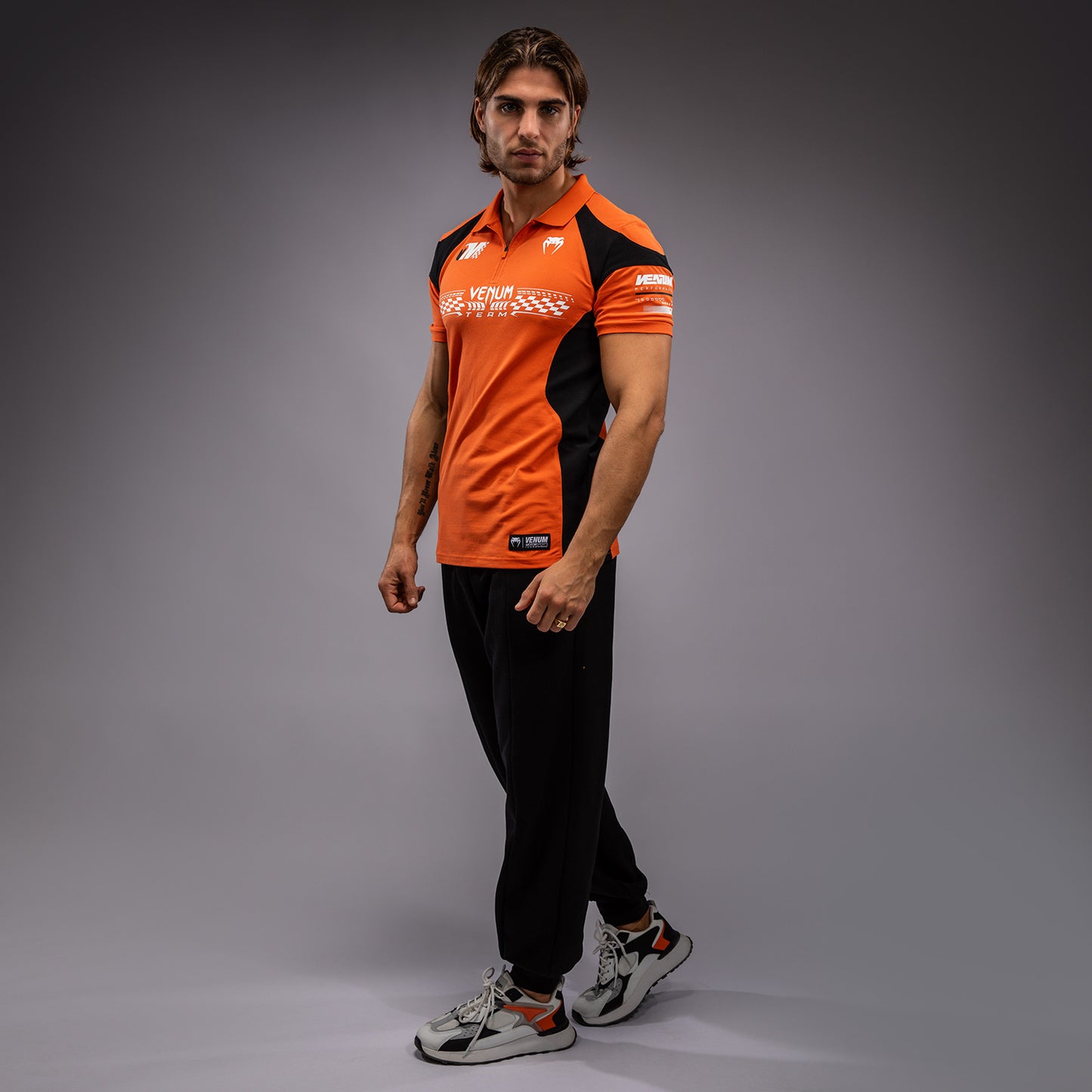 Venum Motorsport Polo de Algodón - Mandarina