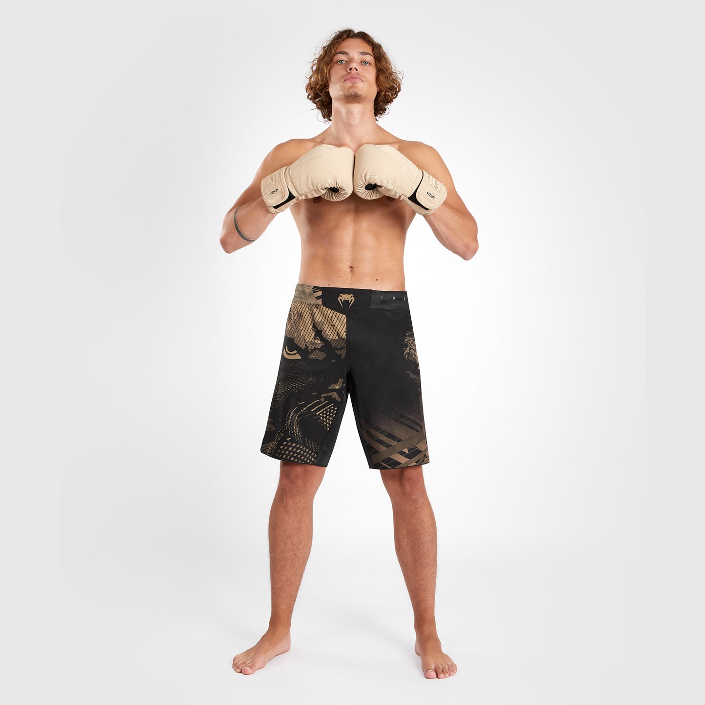 Venum Gorilla Jungle Pantalón Corto de Combate - Negro/Arena