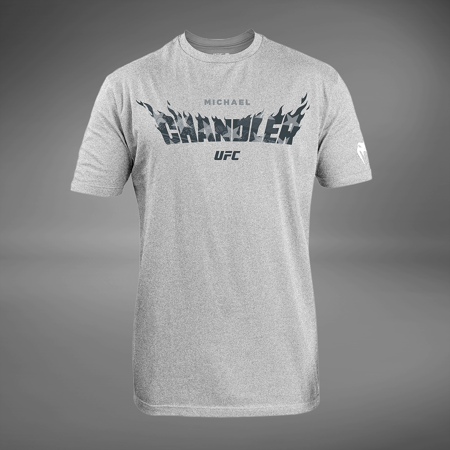 UFC Unrivaled by Venum Michael Chandler Camiseta para Hombres - Gris Melange