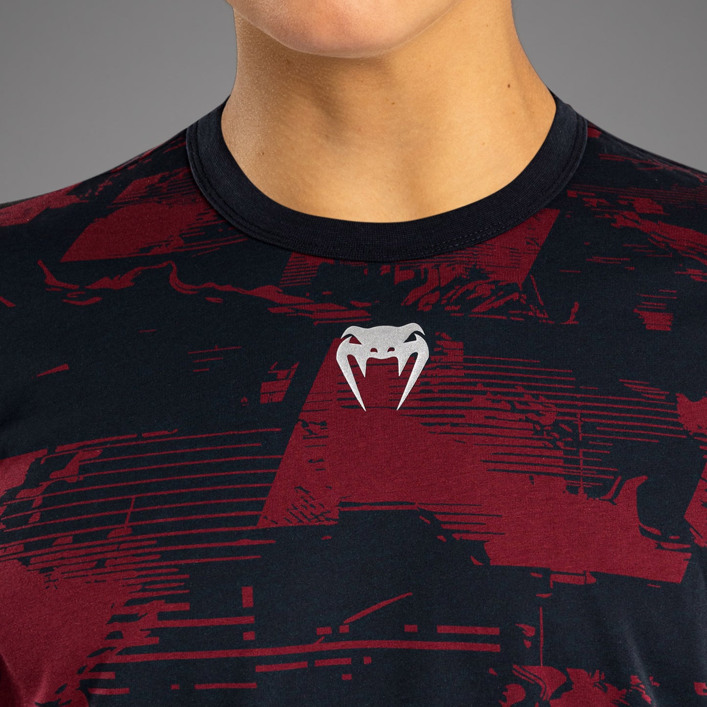 UFC Zenith by Venum Authentic Fight Week Camiseta de manga corta Mujer - Azul marino/Burdeos/Plateado