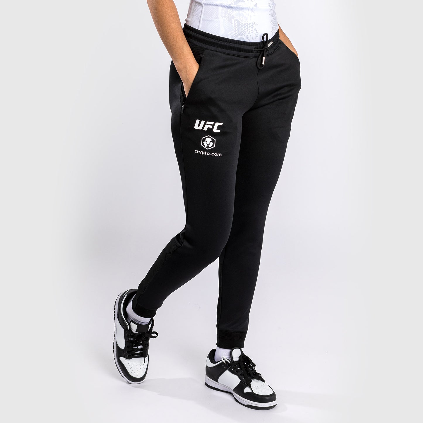 UFC Adrenaline by Venum Authentic Fight Night Pantalón Walkout para Mujer - Negro