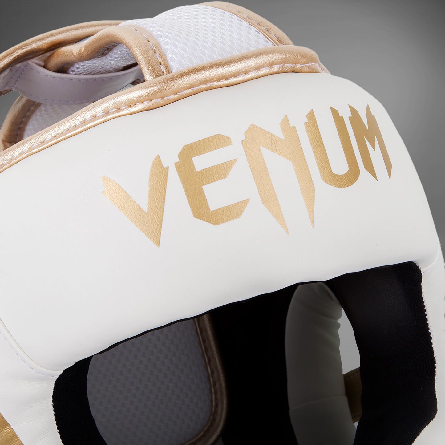 Casco Venum Elite - Blanco/Oro