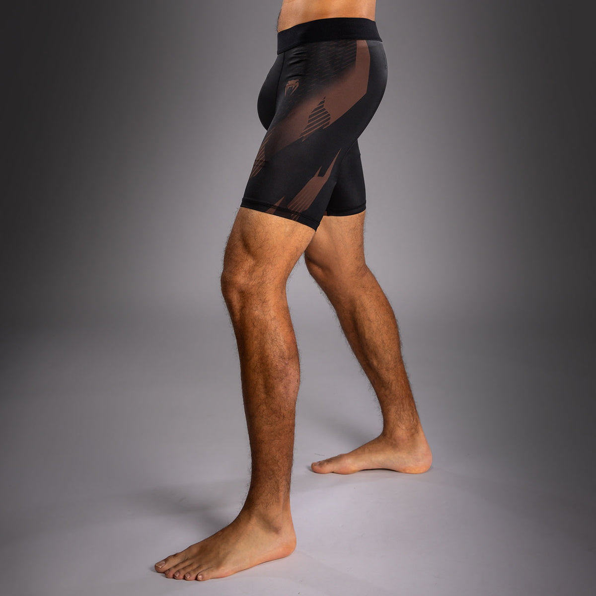 Venum No-Gi 6.0 Pantalón Corto de Compresión - Negro/Marrón