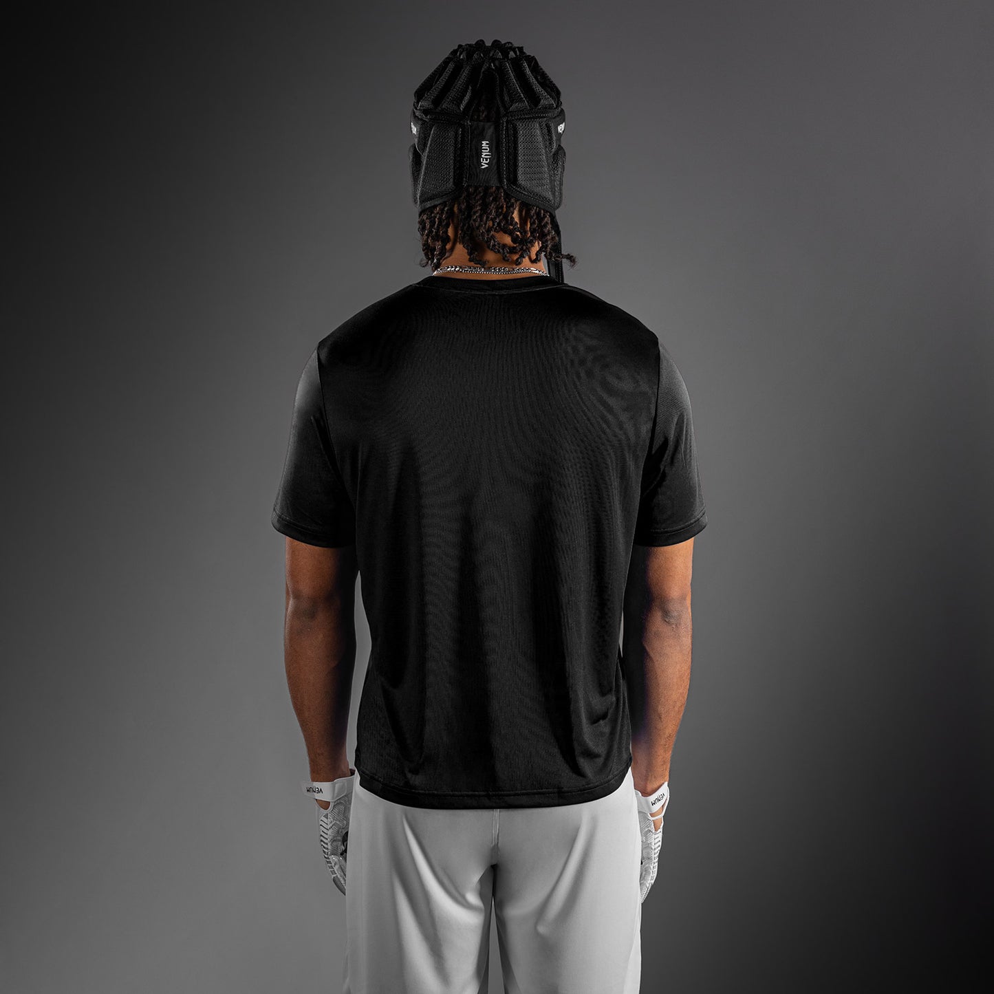 Venum Lineup Camiseta de Manga Corta - Negro/Blanco