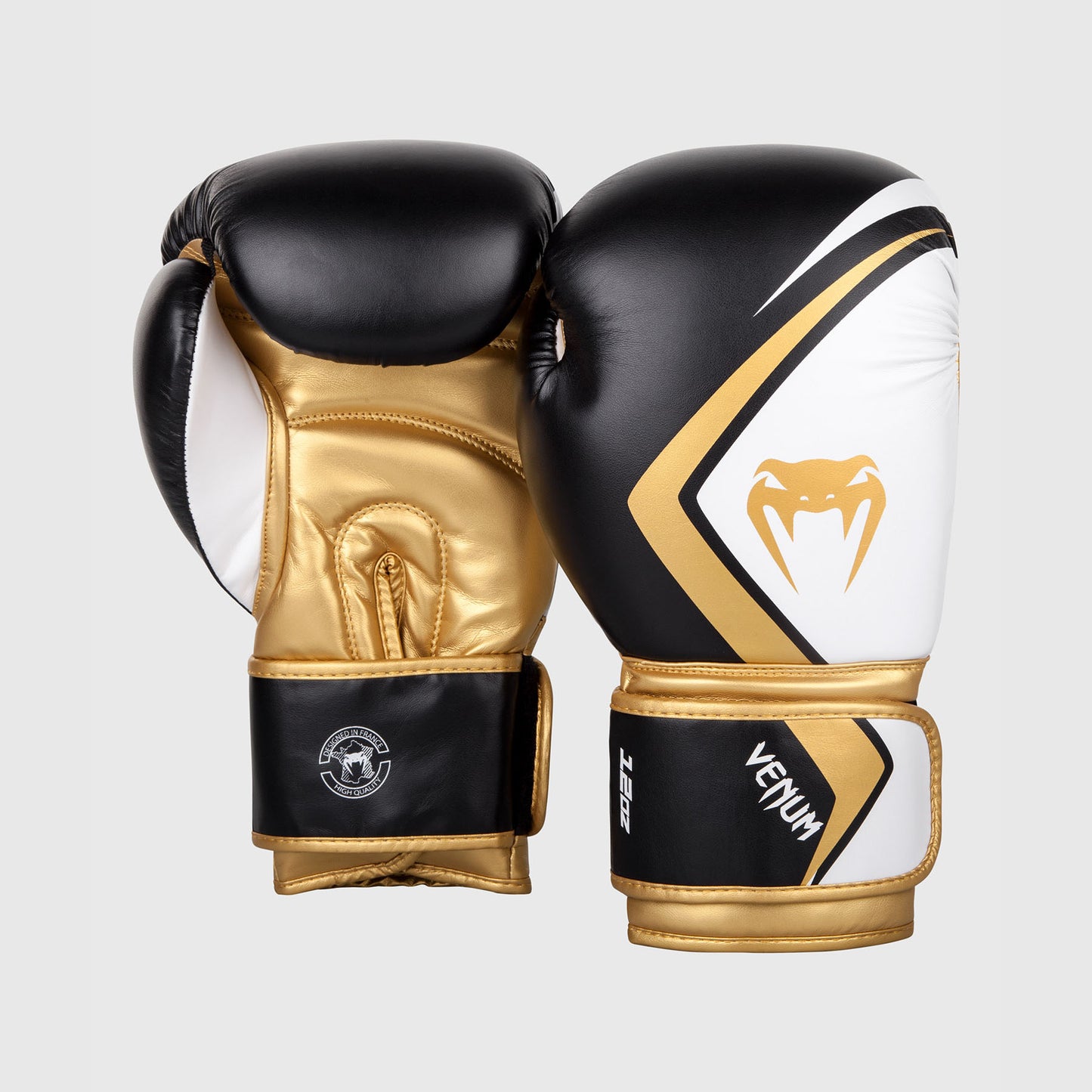 Guantes de boxeo Venum Contender 2.0 - Negro/Blanco-Oro