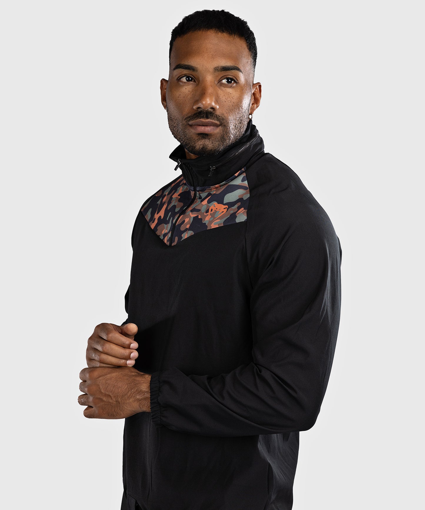 Venum Jungle Ops Chaqueta de chándal para hombre - Negro/Camuflaje Canyon