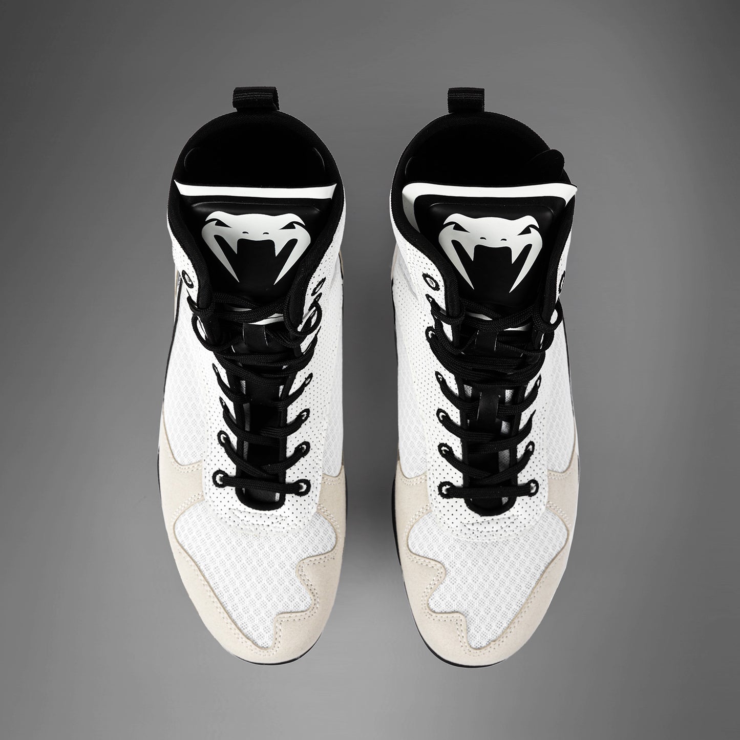 Venum Elite Zapatillas de Boxeo - Blanco/Negro
