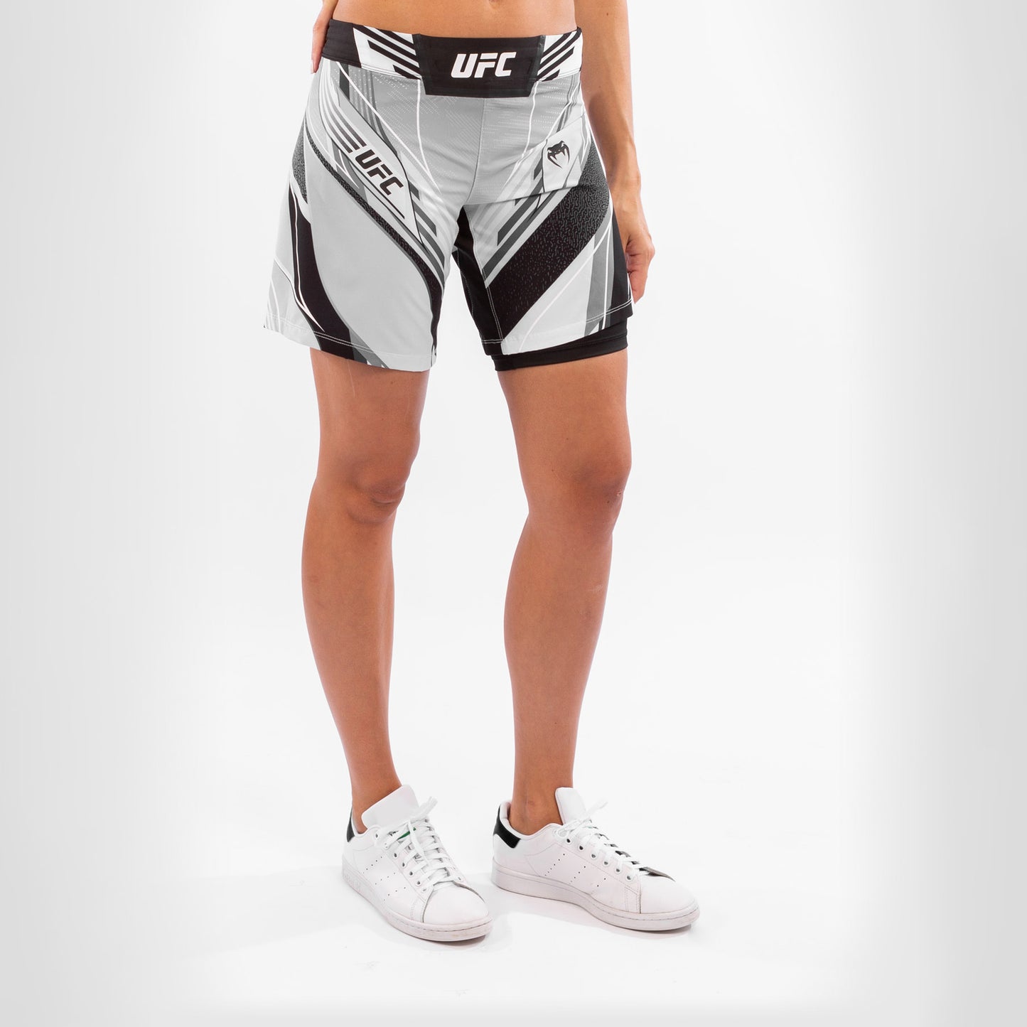 Pantalón De MMA Para Mujer Ufc Venum Authentic Fight Night – Modelo Largo - Blanco