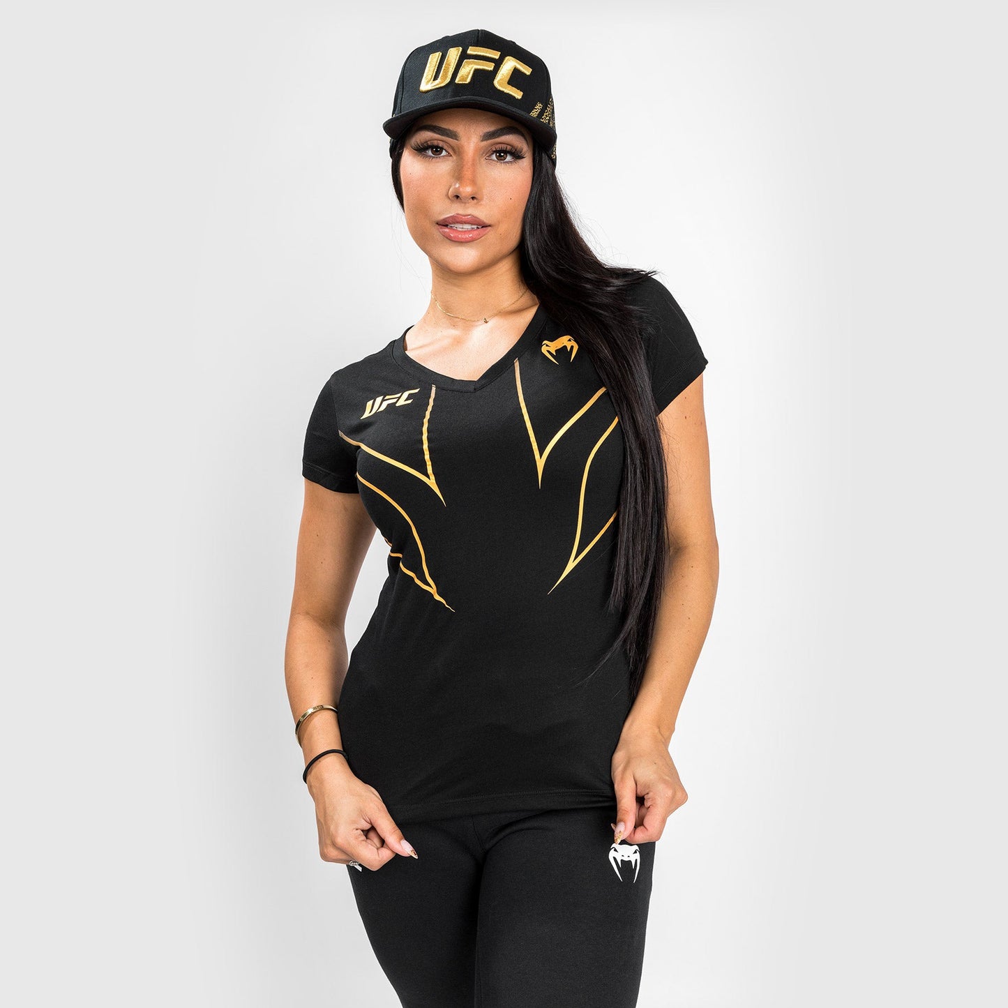 Camiseta de mujer UFC Venum Fight Night 2.0 Replica - Champion