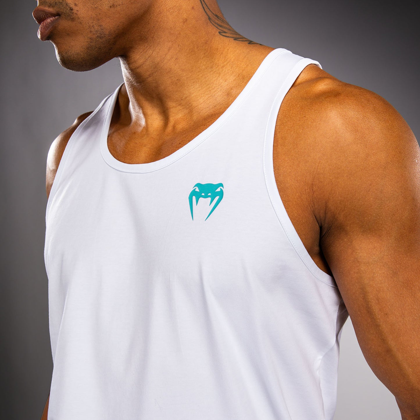 Venum Aqua Camiseta de Tirantes – Blanco/Turquesa
