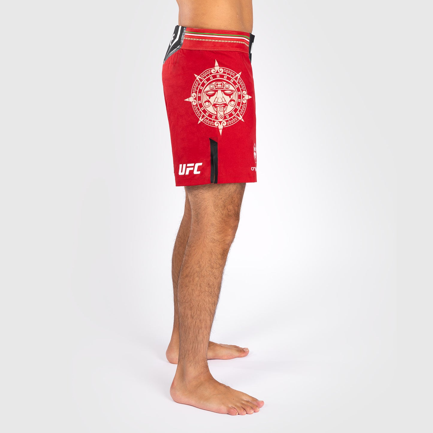 Noche UFC by Venum Authentic Fight Night Pantalones cortos de combate para hombre - Corte corto - Rojo