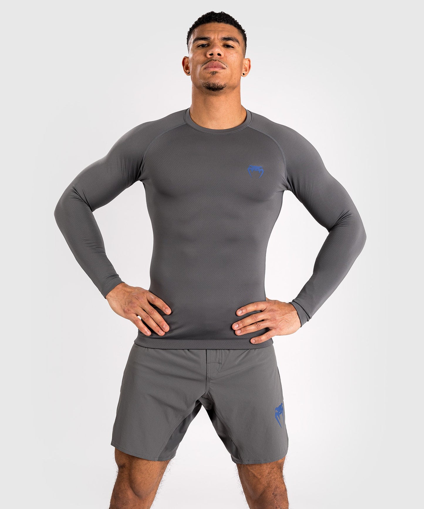 Venum Contender Lycra de manga larga para hombre - Gris