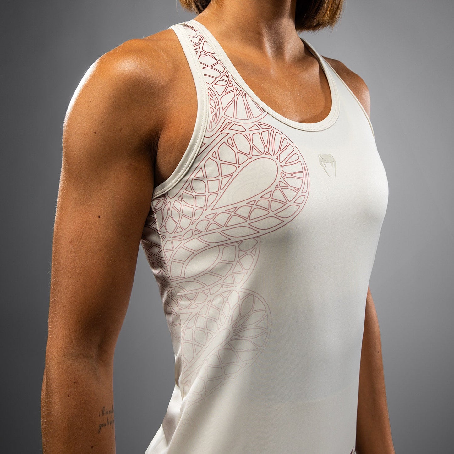 Venum Serpenti Top Mujer – Marfil/Burdeos