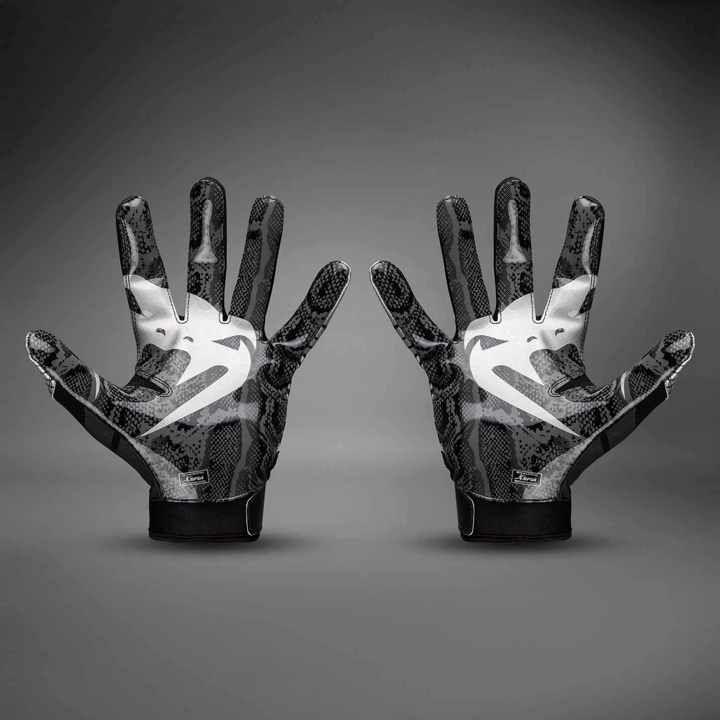 Venum Elite Guantes de Fútbol - Negro/Plata