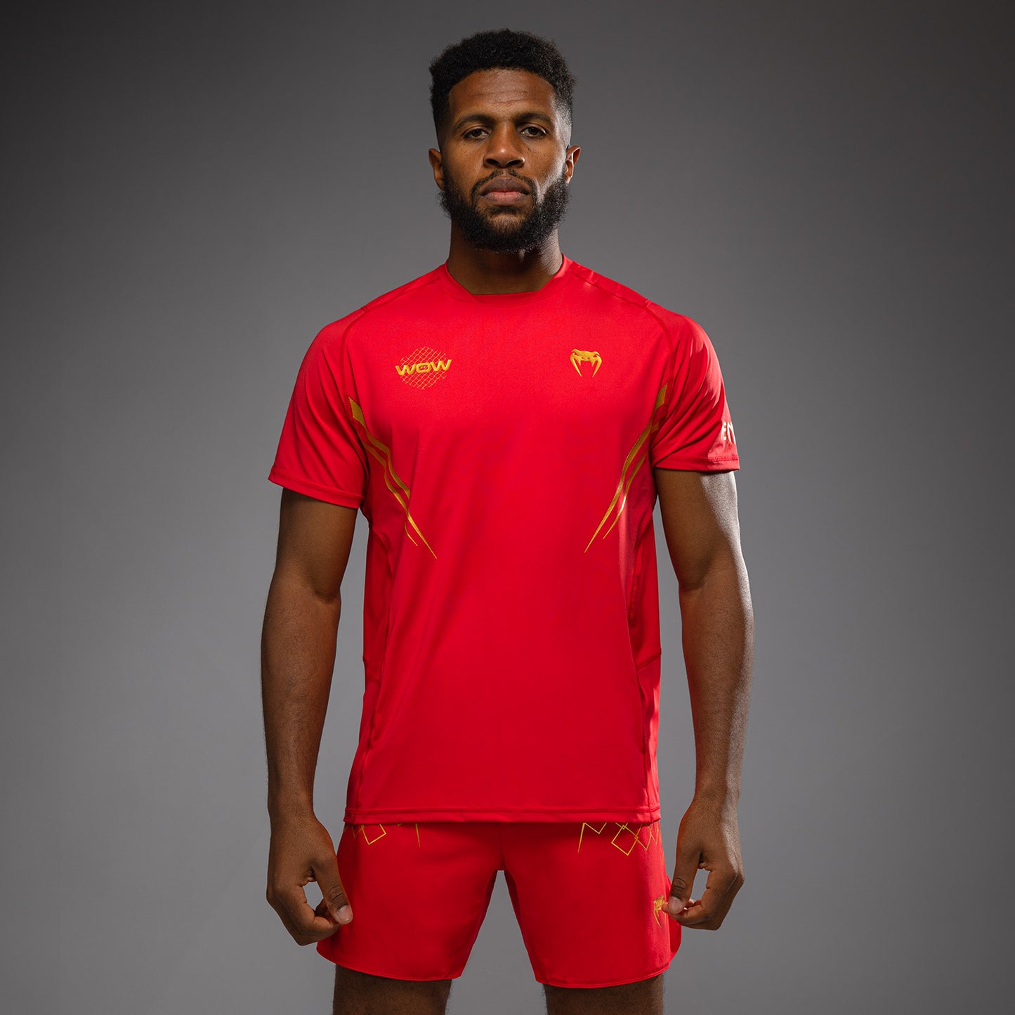 Venum x WOW FC Camiseta Dry-Tech - Fury Red/Gold
