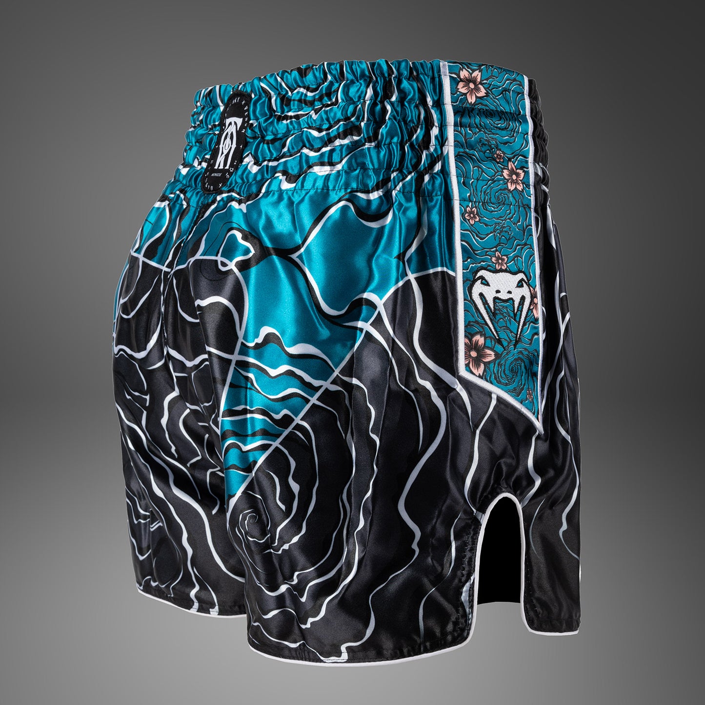 Venum x Tawanchay Pantalones Cortos de Muay Thaï – Negro/Blanco