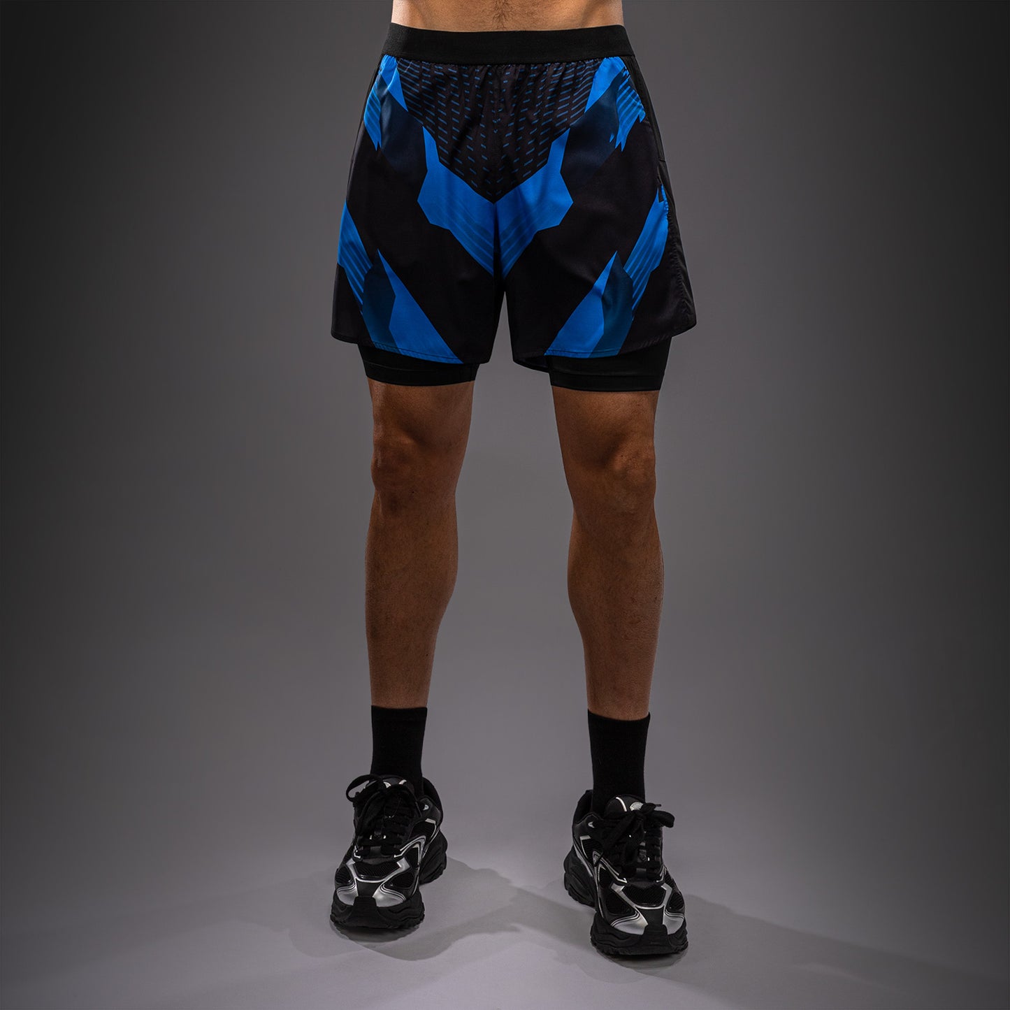 Venum No-Gi 6.0 Pantalón Corto de Entrenamiento - Negro/Azul