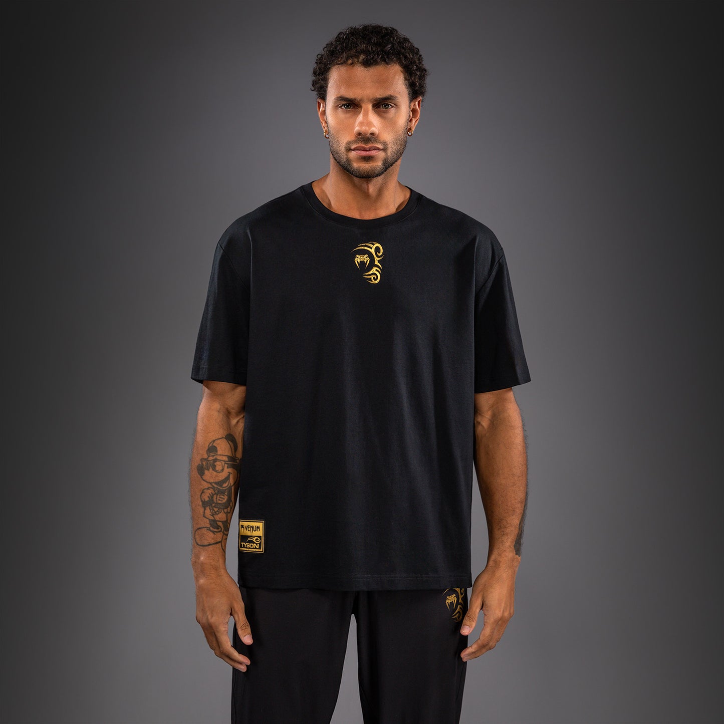 Venum x Mike Tyson Tiger Camiseta Tiger - Negro/Oro