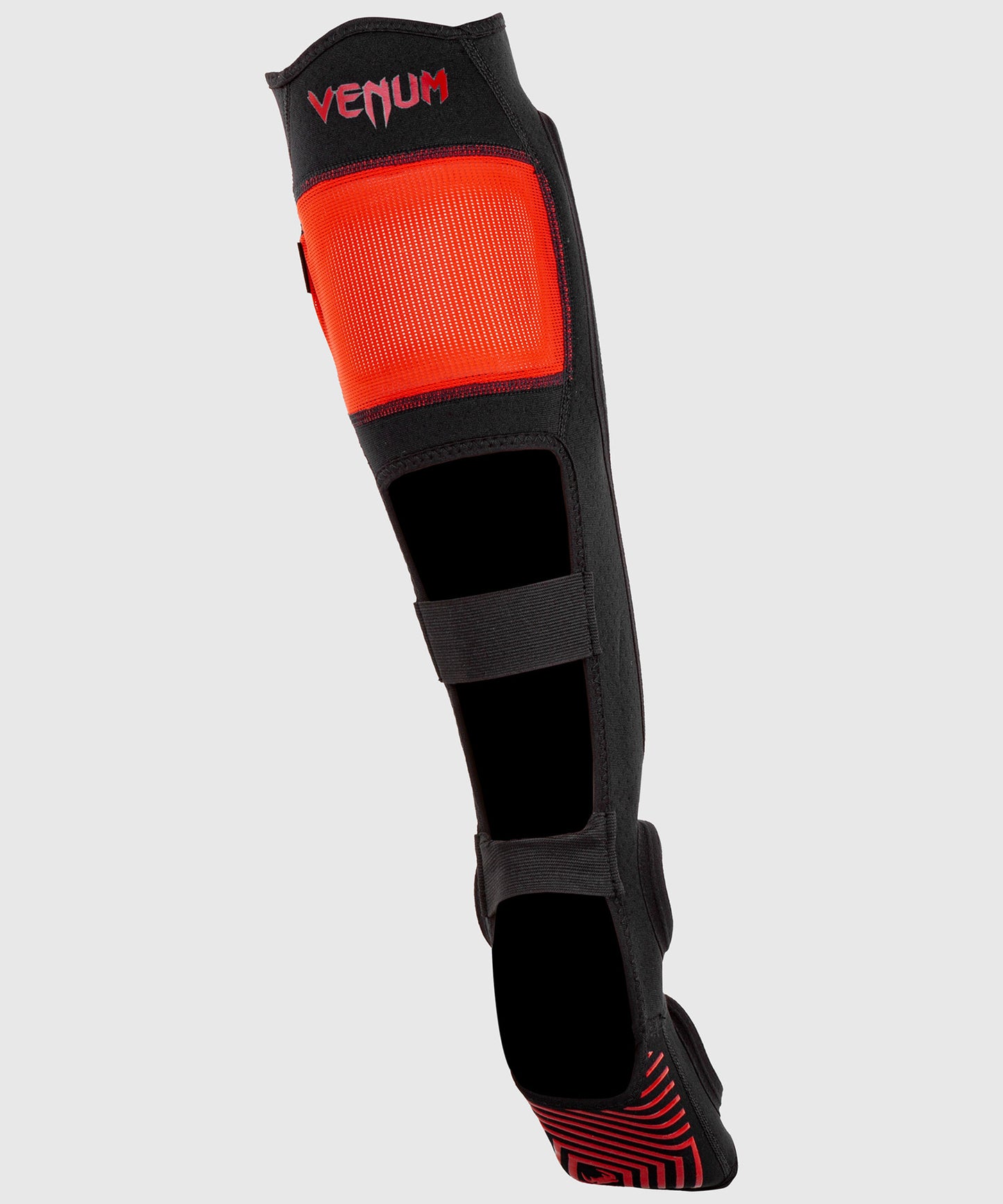 Espinilleras Venum Kontact Evo - Negro/Rojo