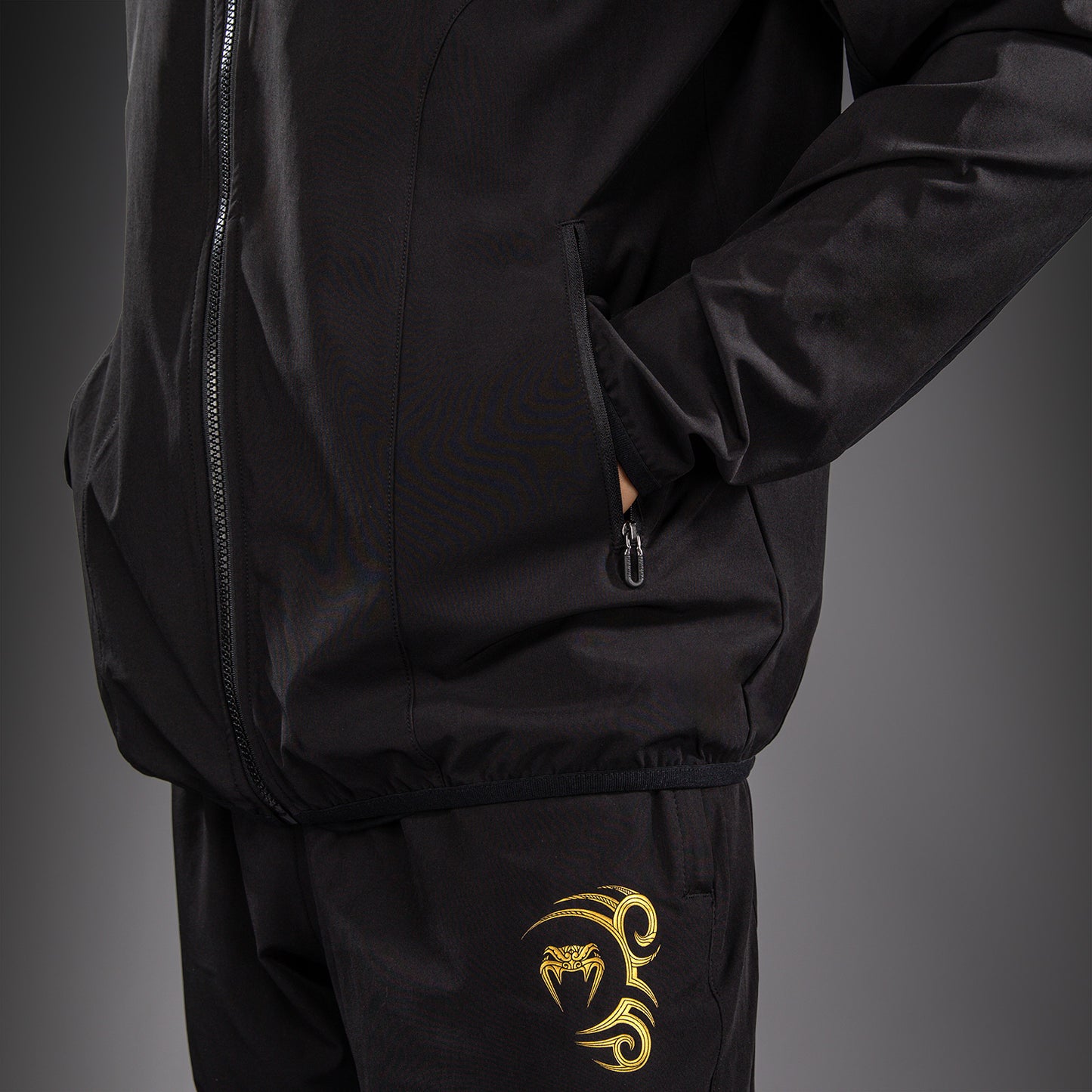 Venum x Mike Tyson Tiger Chaqueta de Chándal Tiger - Negro/Oro