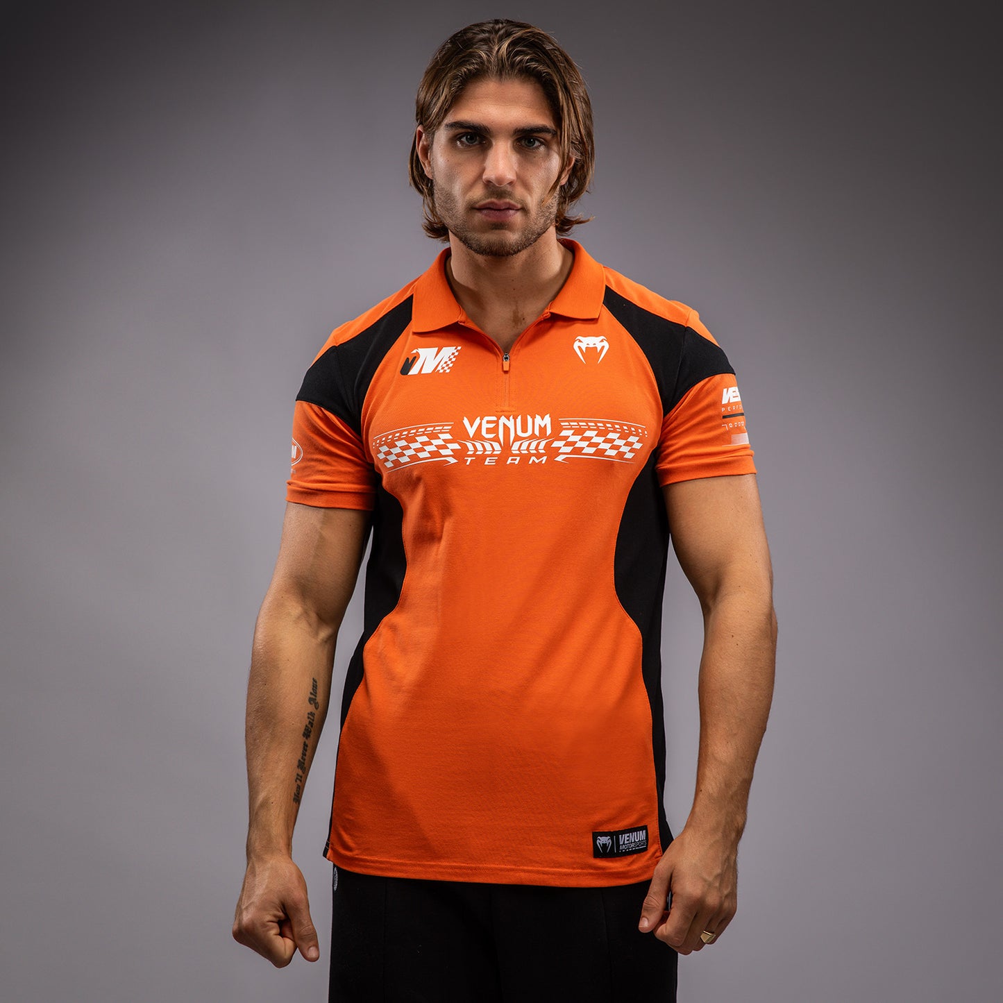Venum Motorsport Polo de Algodón - Mandarina