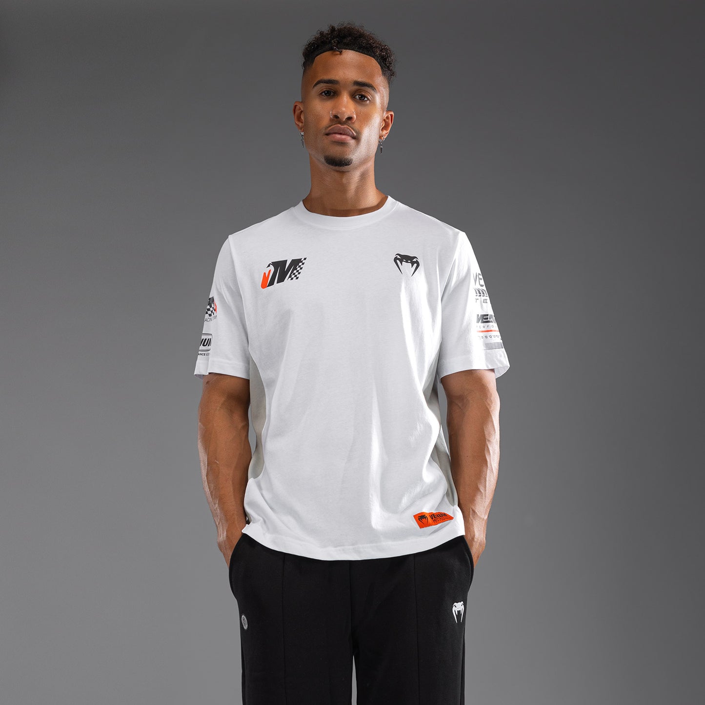 Venum Motorsport Camiseta - Blanco Nieve