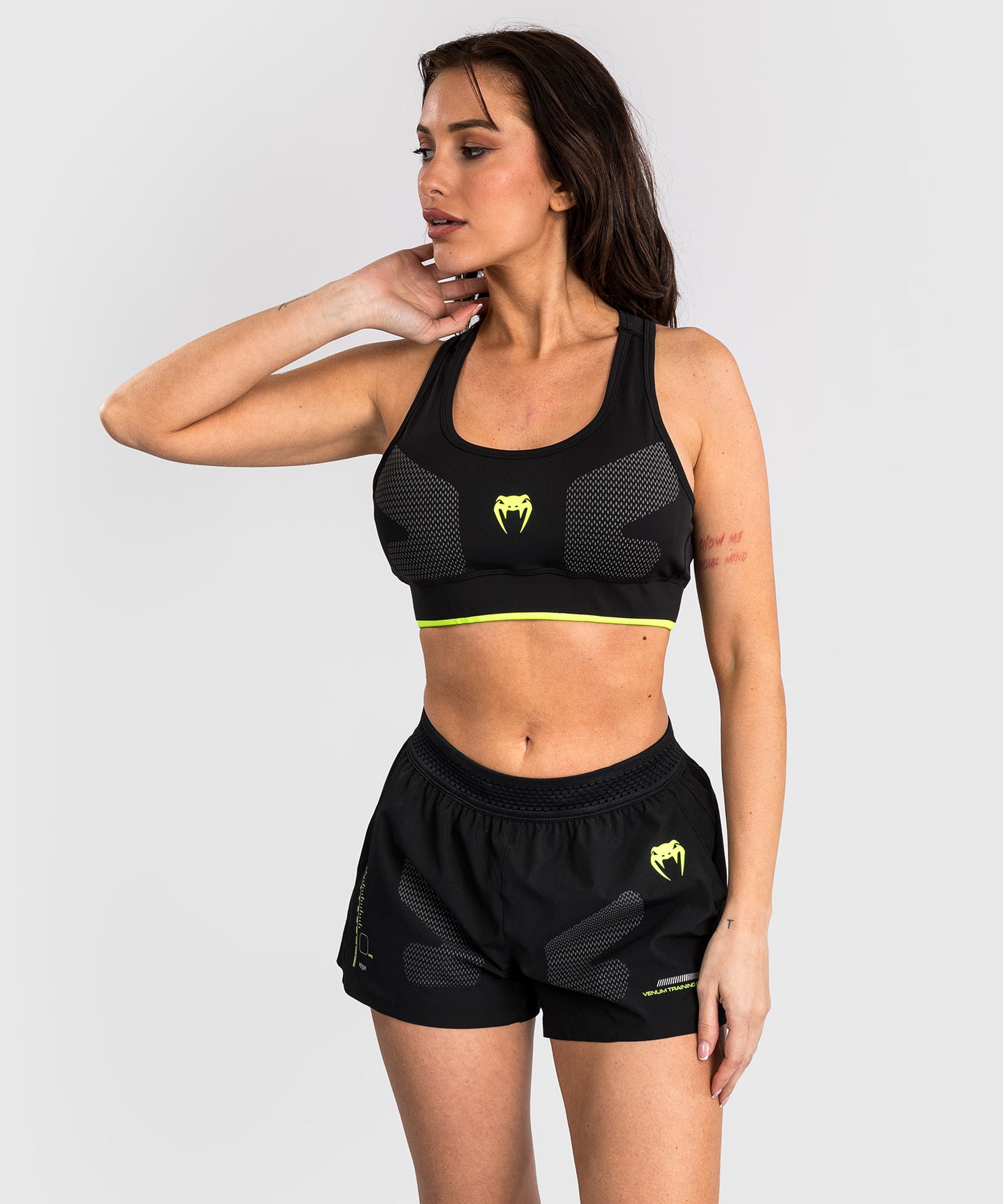 Venum Training Camp 4.0 Sujetador deportivo - Negro/Verde neón