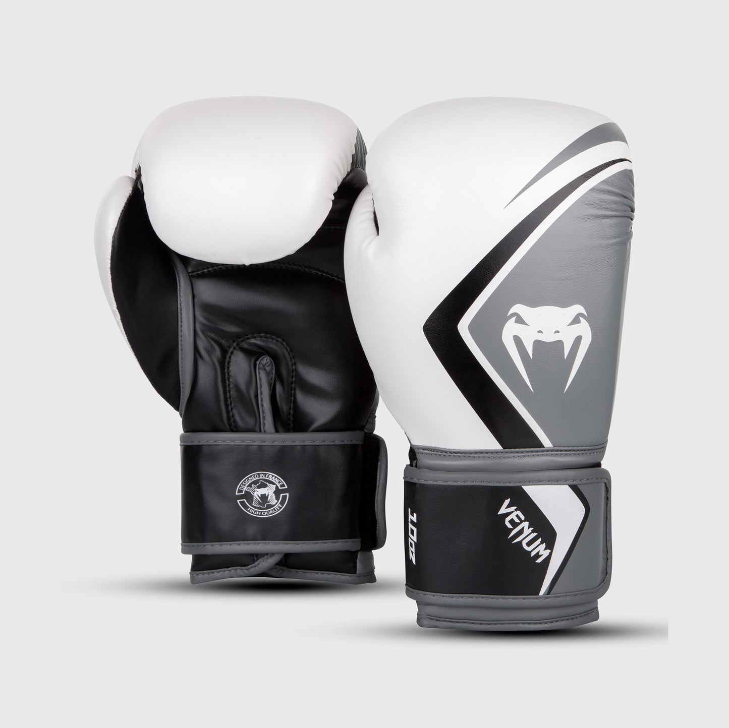 Guantes de Boxeo Venum Contender 2.0 - Blanco/Gris-Negro