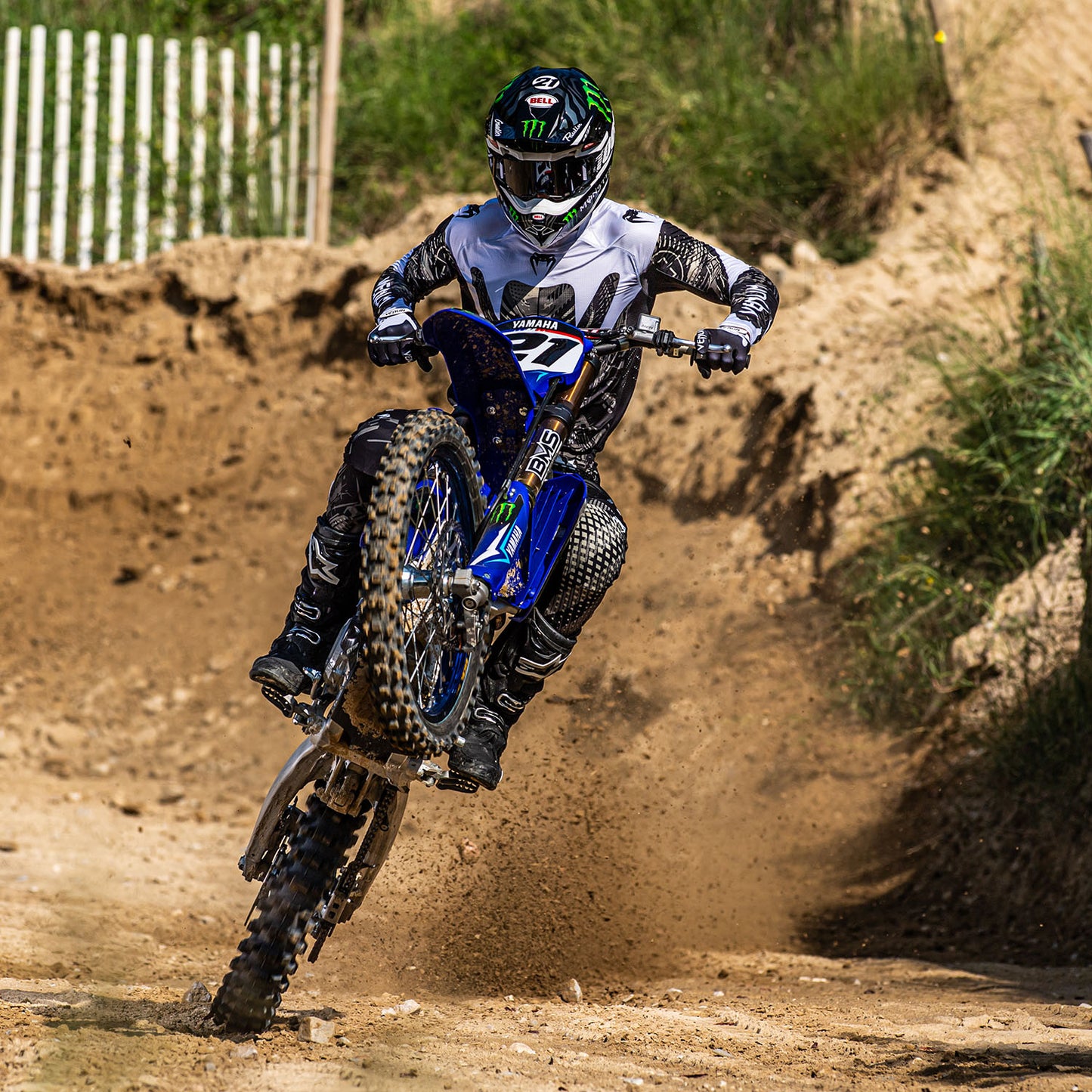 Venum MX Elite Camiseta de Motorsports - Negro/Arena