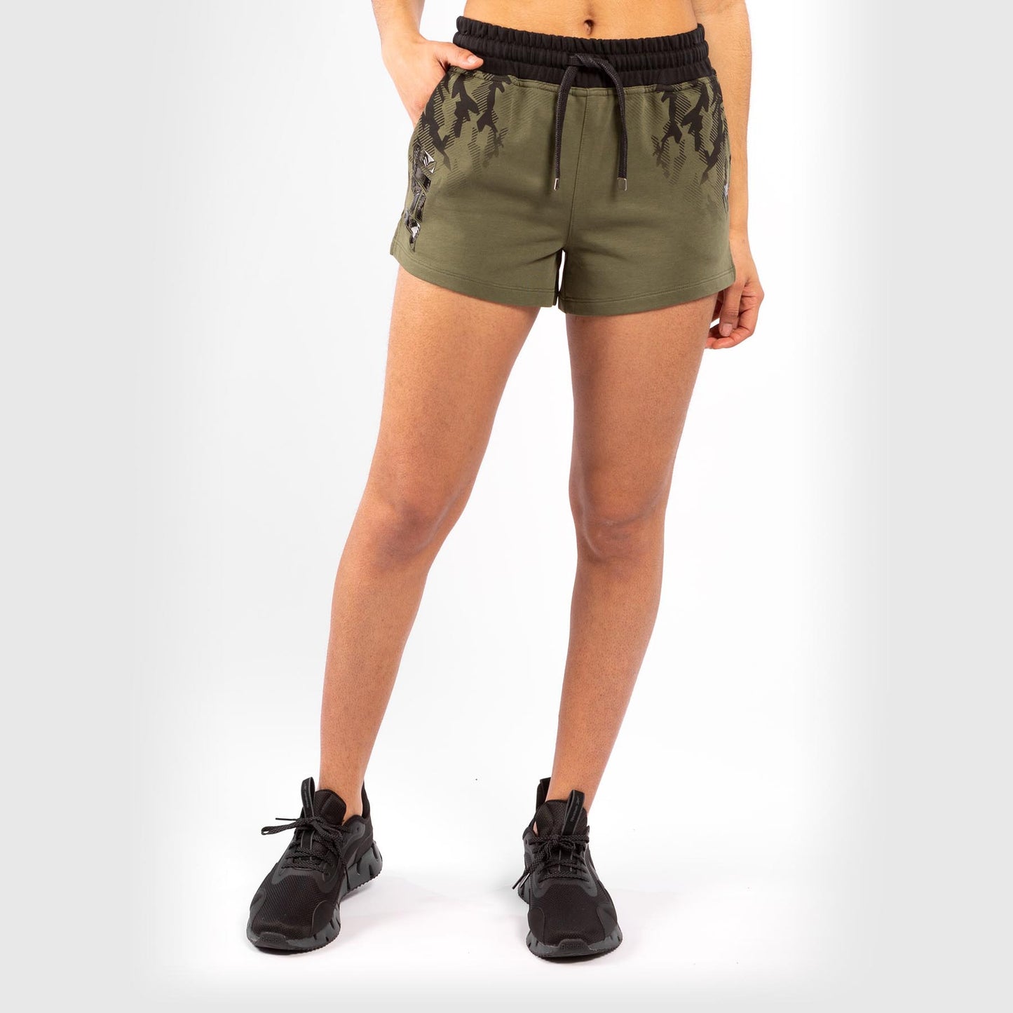 Pantalón De Algodón  De Fitness Para Mujer UFC Venum Authentic Fight Week - Caqui