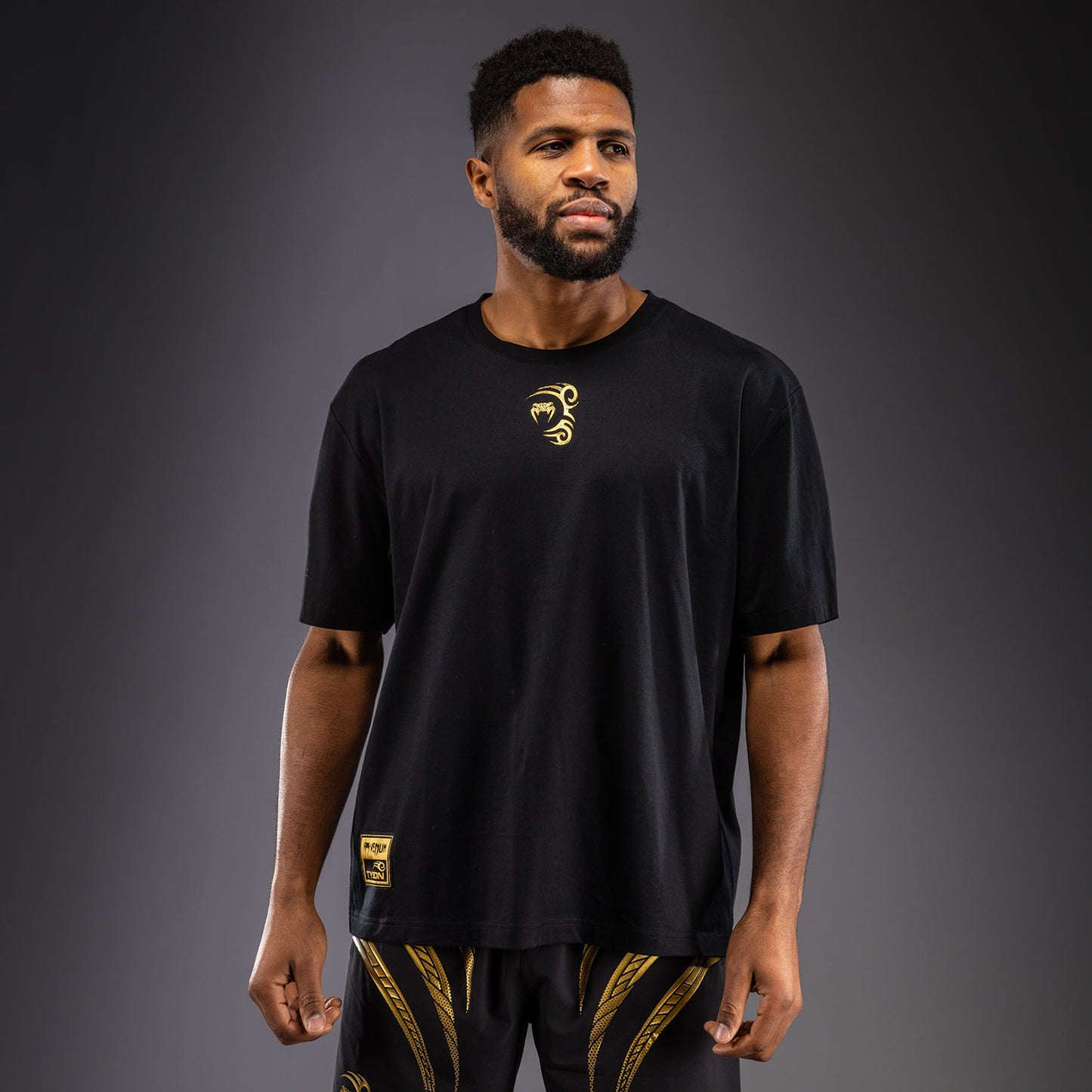 Venum x Mike Tyson Tiger Camiseta Tiger - Negro/Oro