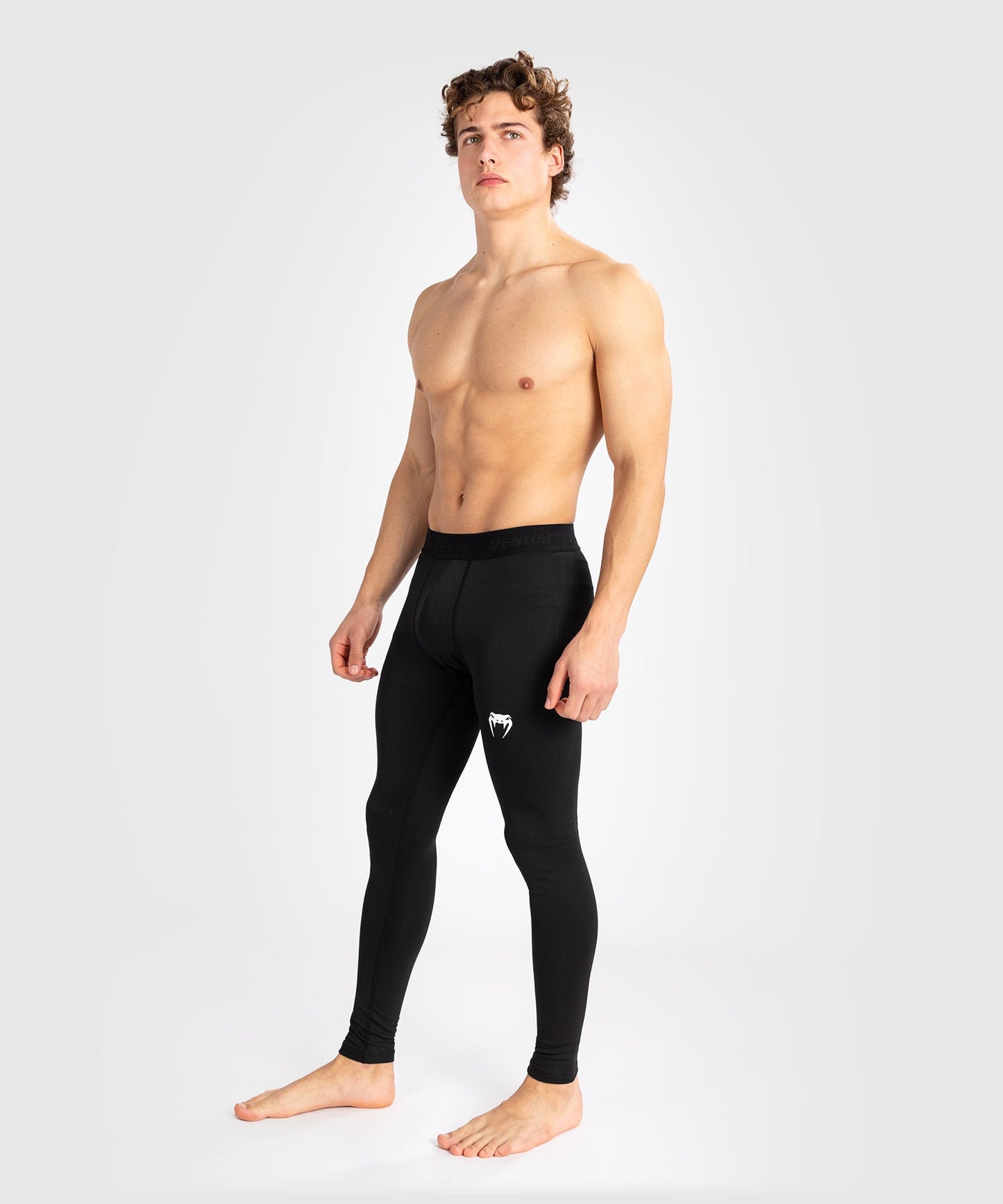 Venum Contender Pantalones de compresión para hombre - Negro/Blanco