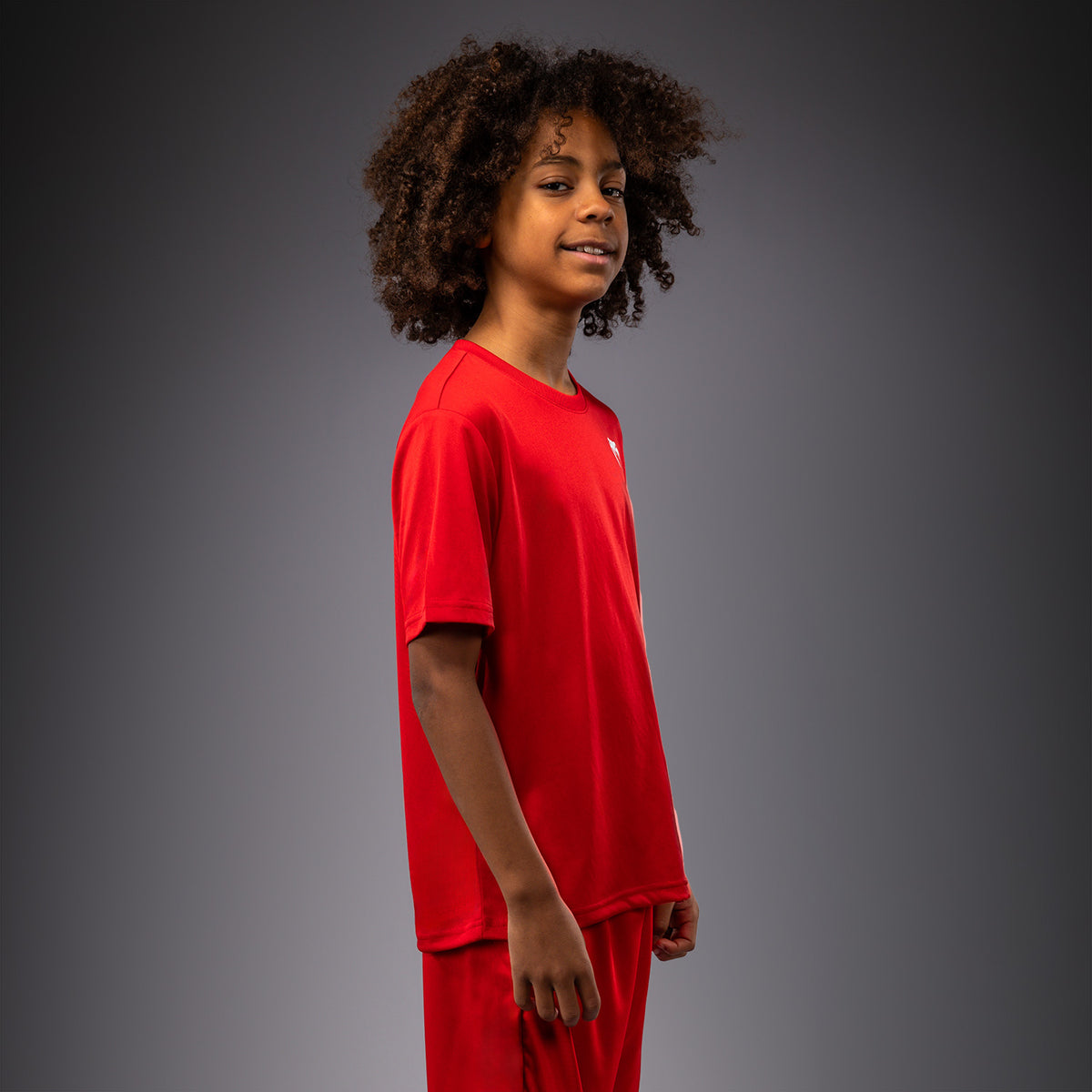 Venum Lineup Camiseta de Rendimiento Manga Corta Para Niños - Rojo/Blanco