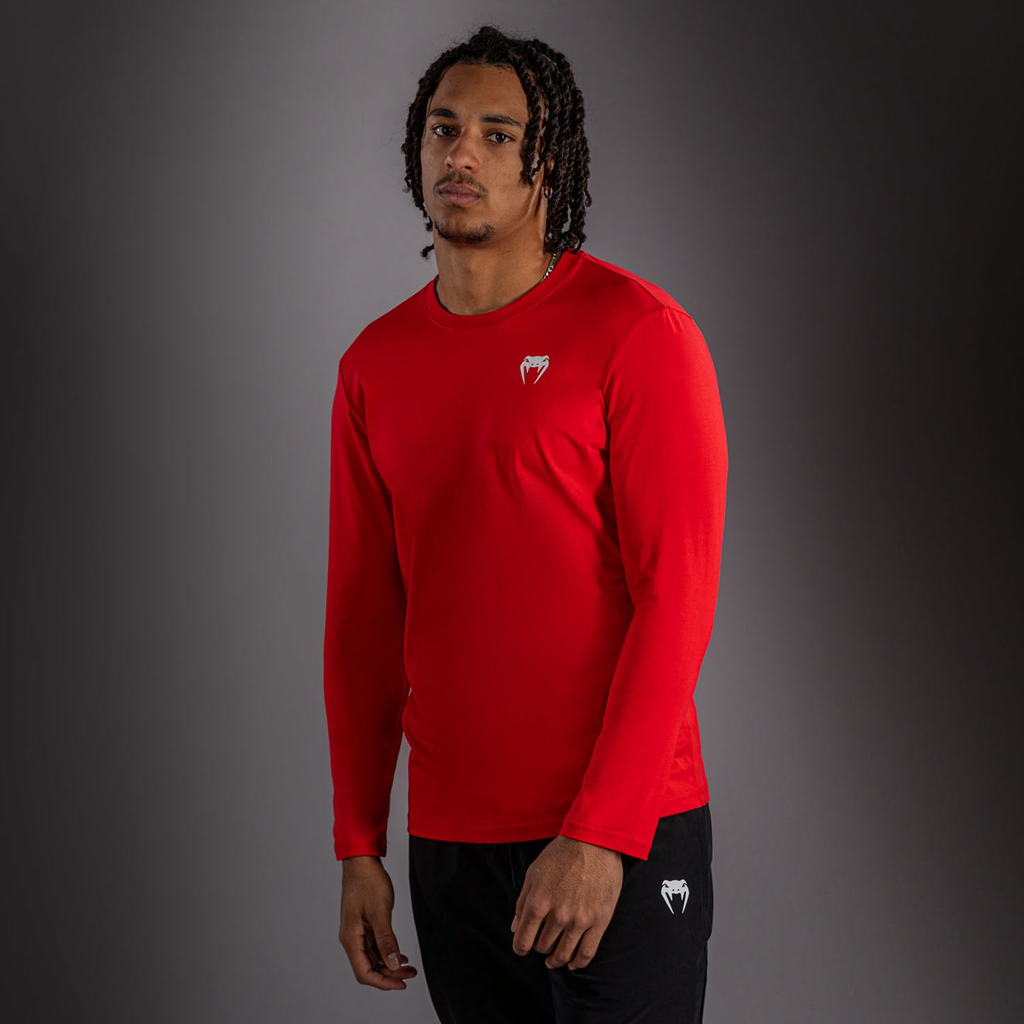 Venum Lineup Camiseta Manga Larga - Rojo/Blanco