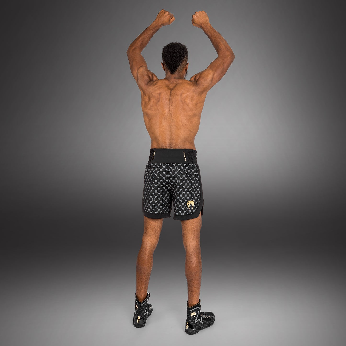 Shorts de Boxeo Venum Monogram - Negro